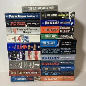 Lot #1-21 JACK RYAN Series by Tom Clancy Paperbacks - Picture 1 of 7
