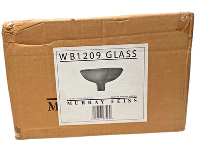 Repuesto Pantalla Cristal Murray Feiss Modelo WB1209 Gris Esmerilado Foto 1 de 4