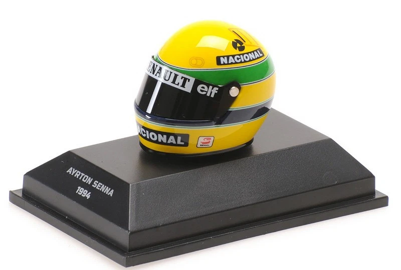 Helmet Ayrton Senna Last Race 01.05.1994 1:8 MINICHAMPS 540309402 - Immagine 1 di 1