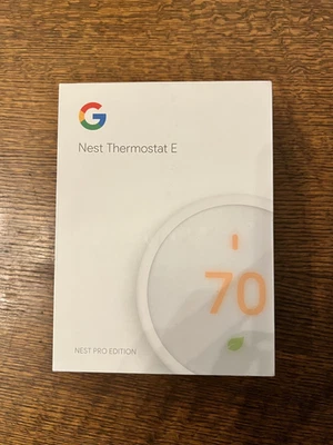 NEW Google, T4001ES, Nest Thermostat E, Smart Thermostat White Open Box - Image 1 of 4