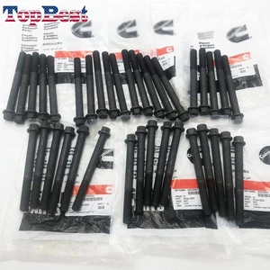 36Pc Diesel Engine Head Bolt Set for Cummins 3045850 4923187 M14 L10 ISM M11 - Picture 1 of 7