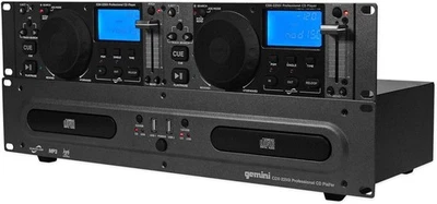 Gemini CDX-2250I Professional 2U Dual CD USB Media 2-Deck Rack Mount DJ Player - Bild 1 von 4