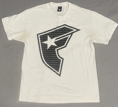Винтажная мужская футболка Famous Stars and Straps L белый логотип Skater гранж США - Изображение 1 из 4