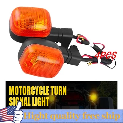 Front+Rear Lamp Turn Signals Light For BMW F650 CS F650 GS F650 ST F650 Funduro - Image 1 of 4