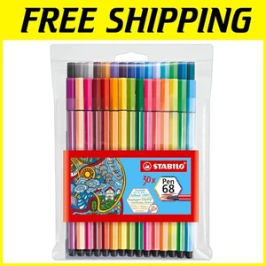 Pen 68 Markers - 30 Count, Fine Point, Assorted Colors - Picture 1 of 10