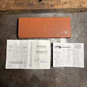 Vintage Brown & Sharpe Digital Caliper Case And Instructions For Machinists - Picture 1 of 12