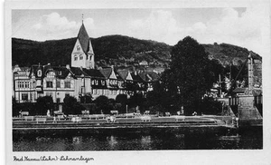 AK Bad Nassau (56377), Lahnanlagen, n. gelaufen - Picture 1 of 2