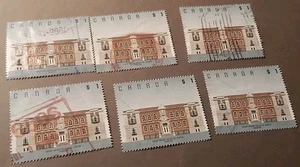 6 Stamp Canada # 1375 Court House Use - Picture 1 of 2
