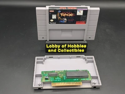 Primal Rage ( Super Nintendo ) Authentic - Cleaned - Tested - Image 1 of 4