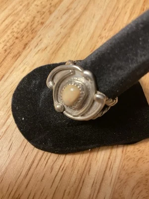 Sterling And Opal Native American Style Ring Signed - Image 1 of 4