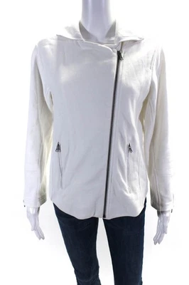 Chaqueta para mujer Grey State manga larga asimétrica cremallera completa blanca talla 3 Foto 1 de 4