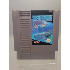 Silent Service Nintendo NES Submarine Simulator 1985 Cart Only - Picture 1 of 3