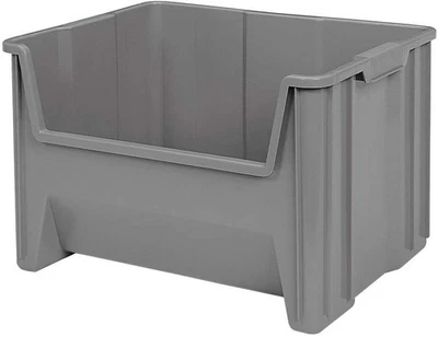 Akro-Mils 13017 Stak-N-Store Heavy Duty Stackable Open Front Plastic Storage ... - Image 1 of 4