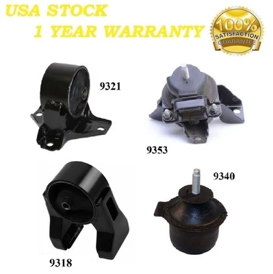 Montaje de motor 4 piezas para Hyundai Azera 3,8 L 2006; 3,3 L y 3,8 L 2007-2008 Foto 1 de 4