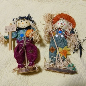 Holiday 10" Vogelscheuchen 2 Stück gebraucht - Bild 1 von 6