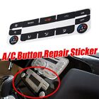 Revamp Your For Ford S Max's AC Buttons with High Quality Black Stickers