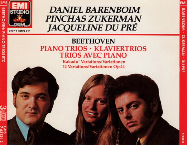 CD-BOX Daniel Barenboim , Pinchas Zukerman , Jacqueline du Pré - L Piano Trios - Bild 1 von 1