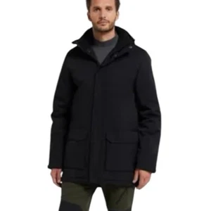 Lands' End Men's Down Filled Parka Black Size XXL Black Weatherproof Jacket - Picture 1 of 12