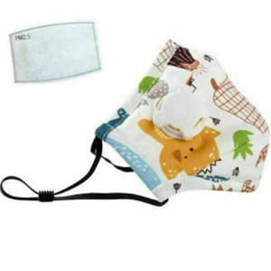 Children Mask With Breath Design Replaceable Filter Mouth Mask Kids Face Mask - Picture 1 of 20