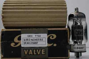 TT22 KT88 GEC Triple "O" Getter Made in England AVO 160 Tested - Picture 1 of 9
