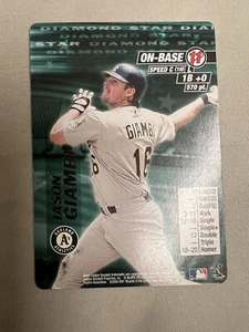 2001 MLB Showdown Jason Giambi Diamond Star Rare Promo Athletics - Bild 1 von 6