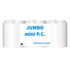 carta igienica mini jumbo - confezione da 12 rotoli - Paperblu pura cellulosa 