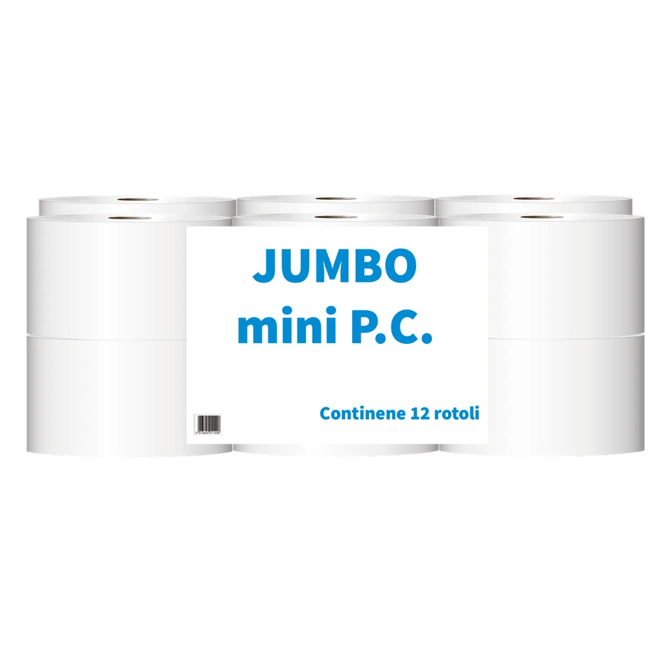 carta igienica mini jumbo - confezione da 12 rotoli - Paperblu pura cellulosa  - Immagine 1 di 3
