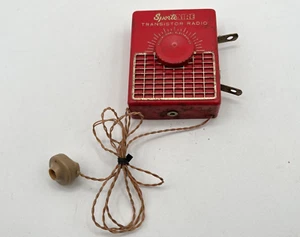 Vintage 1960's Educational Electronics SportAire Red Transistor Radio *READ* - Picture 1 of 13