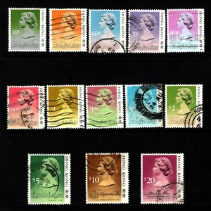 OPC 1987 Hong Kong QEII Short Set Sc#490-503 gebraucht 41780 - Bild 1 von 1