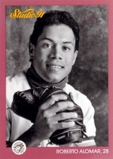 1991 Studio #131 Roberto Alomar Toronto Blue Jays HOF