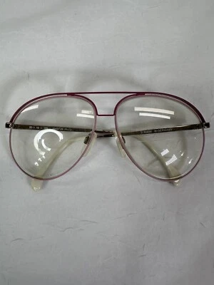 Vtg Alpina Glasses Rare Hot Pink Gold W. Germany 80s Great Condition - Image 1 of 4