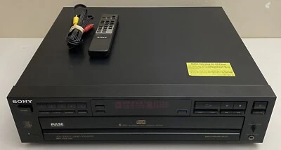 Vintage Sony CDP-C315 5 Disc CD Changer Player W/ Remote TESTED! 90s Y2K - Image 1 of 4