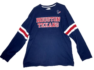 Houston Texans Shirt NFL Rugby Style Langarm Rundhals Heavy Blue 2XL XXL - Bild 1 von 6