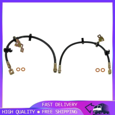 2x Manguera hidráulica de freno delantero izquierdo derecho para Mercedes-Benz ML320 1999-2003 Foto 1 de 2