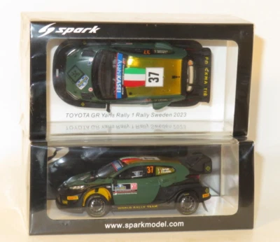 1/43 Toyota GR Yaris Rally1 fnckmatie WRT  Rally Sweden 2023#37 L.Bertelli - Image 1 of 4