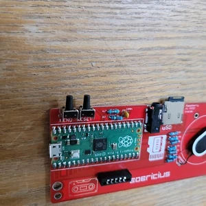 Placa de computadora Zx Spectrum Pico RED 128k 48k Sinclair se adapta a estuche original - Imagen 1 de 13