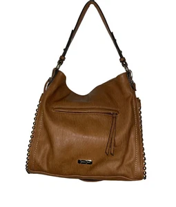 Jessica Simpson Tan Studded Satchel Bag - Picture 1 of 12