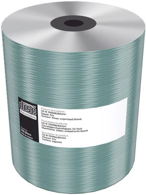 100 Mediarange Rohlinge CD-R silver blank 80Min 700MB 52x Shrink - Bild 1 von 2