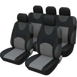 5-Seats Car Seat Covers Full Set Polyester Washable Protector Auto Accessories
