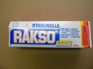Lana de acero de RAKSO 200 g, calidad 1 - Imagen 1 de 5