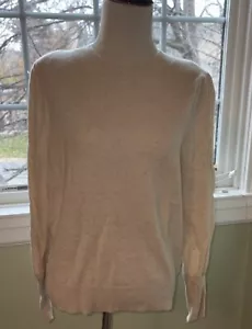 Maglione Pullover Veronica Barba Nelia Grande. Cashmere farina d'avena nuovo con etichetta vendita al dettaglio $395 - Foto 1 di 7