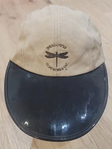 Quaker Marine Supply Swordfish verstellbare Kappe Mütze khaki & schwarzer Schirm hergestellt in den USA - Bild 1 von 11