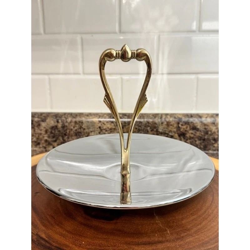 Bandeja para servir vintage Kromex Tidbit Foto 1 de 4