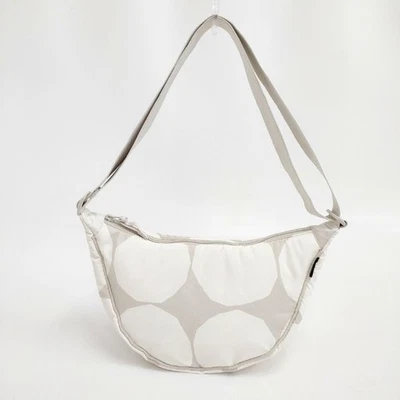 Marimekko/UNIQLO Nuevo Mini Bolso de Hombro Redondo Gris Claro 5-1122G∞ Foto 1 de 4