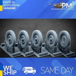 ScaleX WW-35003 1/35 Kubelwagen type 82 Ordinary wheel set for Meng , Tamiya - Picture 1 of 3