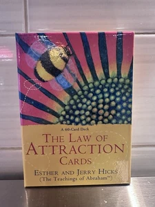 The Law Of Attraction Cards Esther & Jerry Hicks 60 Cards Box Set - Imagen 1 de 7