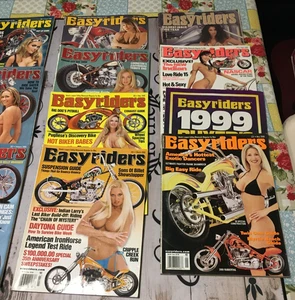 Easy Riders Magazine 10 Issues From 94, 99, 00,06 ALL HAVE PERFECT CENTER FOLDS - Picture 1 of 18