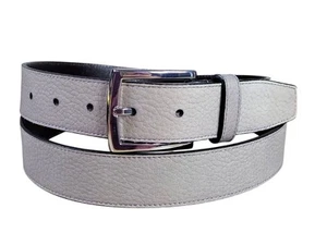 Cole Haan Grey Genuine Leather Belt Sz 42/105 - Picture 1 of 6