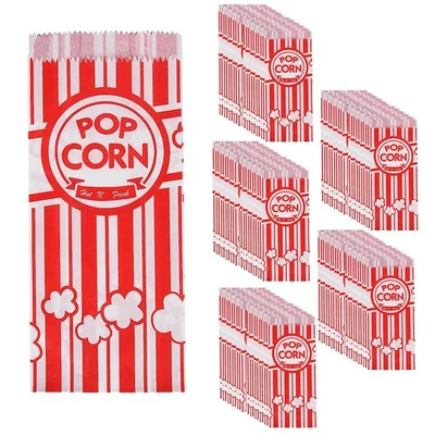 Popcorn Bags Disposable  Popcorn Container for Party G8X33855 Foto 1 de 4