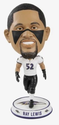Ray Lewis Baltimore Ravens Variant Bighead Bobblehead Foto 1 de 4